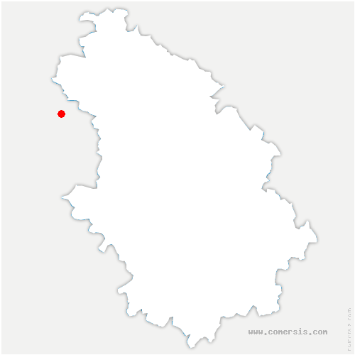 carte de localisation de Coussey