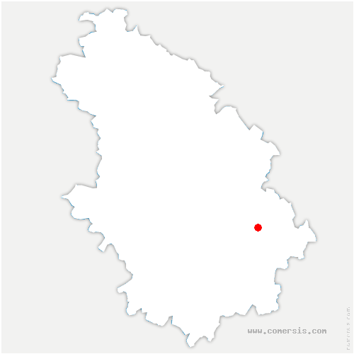 carte de localisation de Dammartin-sur-Meuse