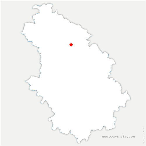 carte de localisation de Domremy-Landéville