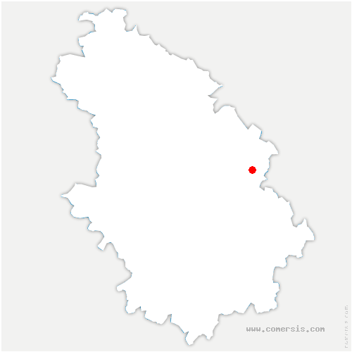 carte de localisation de Doncourt-sur-Meuse