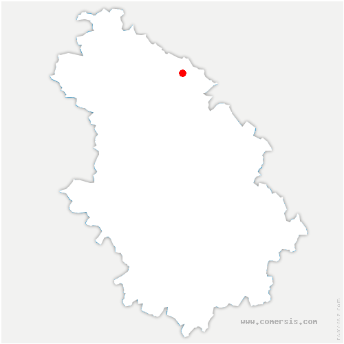 carte de localisation d'Échenay