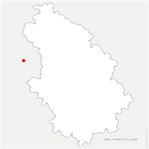 carte de localisation de Fay-lès-Marcilly