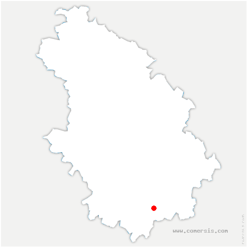 carte de localisation d'Heuilley-le-Grand