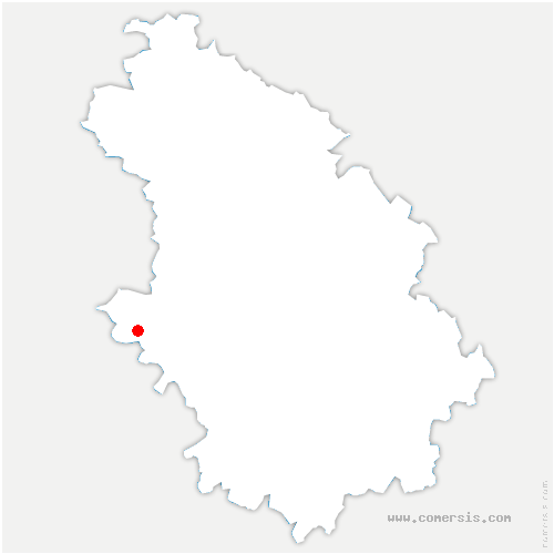 carte de localisation de Lanty-sur-Aube