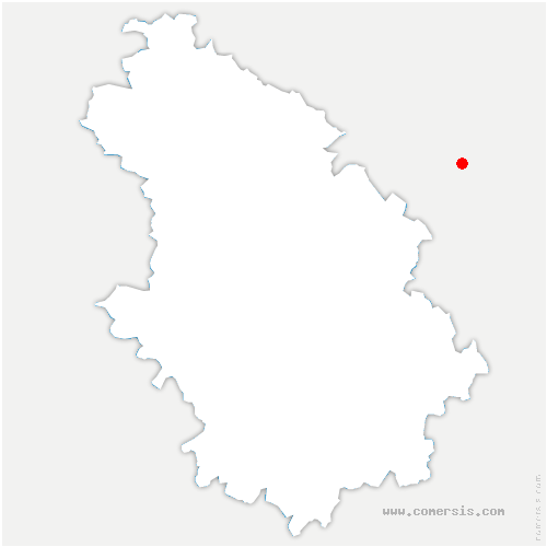 carte de localisation de Lentilles