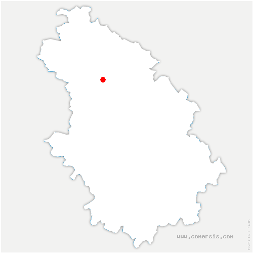carte de localisation de Leschères-sur-le-Blaiseron