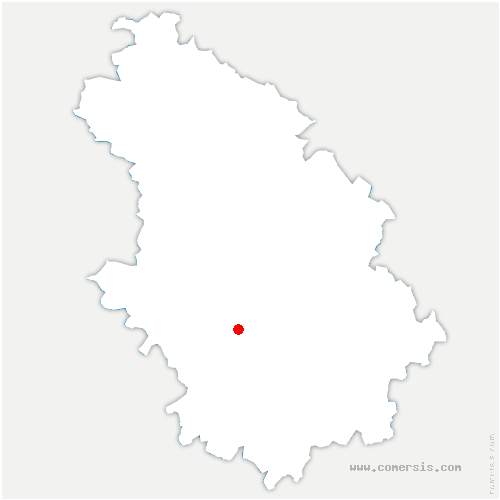 carte de localisation de Longeville-sur-Mogne