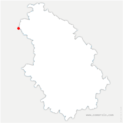 carte de localisation de Longeville-sur-la-Laines