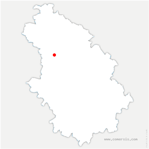carte de localisation de Marbéville