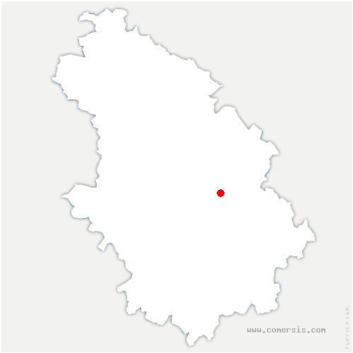 carte de localisation de Mesnil-Saint-Père