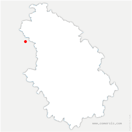 carte de localisation de Moncel-sur-Vair