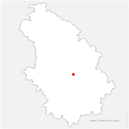 carte de localisation de Montaulin