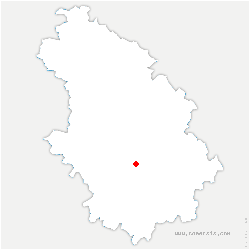 carte de localisation de Montceaux-lès-Vaudes