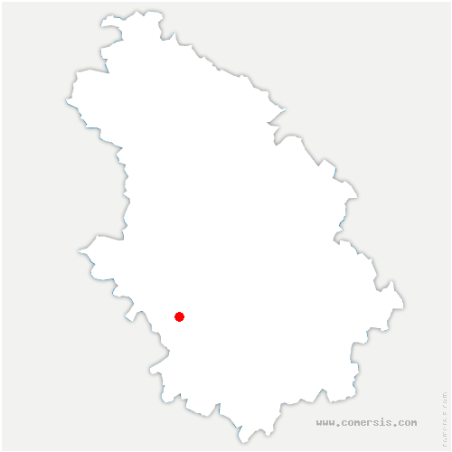 carte de localisation de Montigny-les-Monts