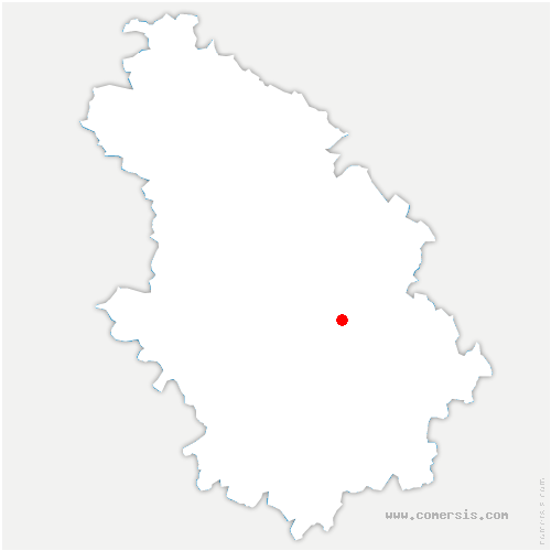 carte de localisation de Montreuil-sur-Barse