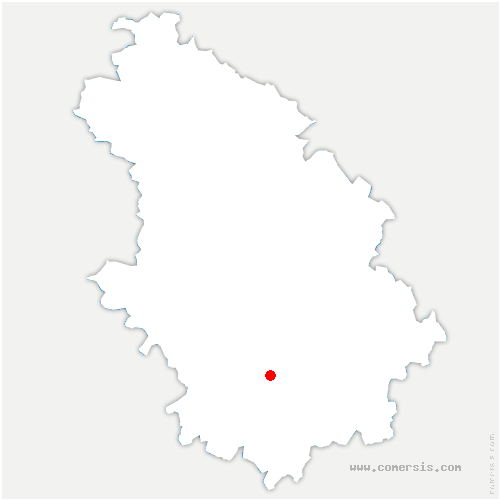 carte de localisation de Noidant-le-Rocheux