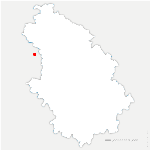 carte de localisation d'Ossey-les-Trois-Maisons