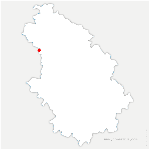 carte de localisation de Pars-lès-Romilly