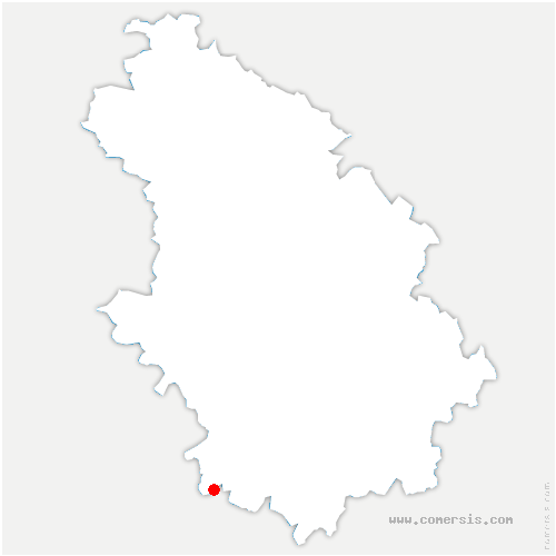 carte de localisation de Poinson-lès-Grancey