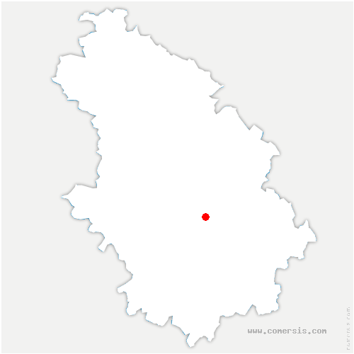 carte de localisation de Poinson-lès-Nogent
