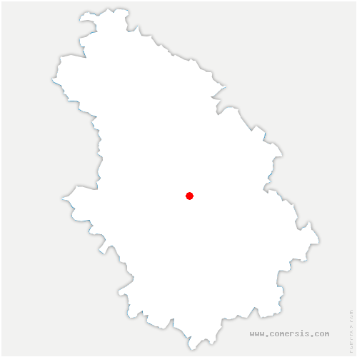 carte de localisation de Poulangy