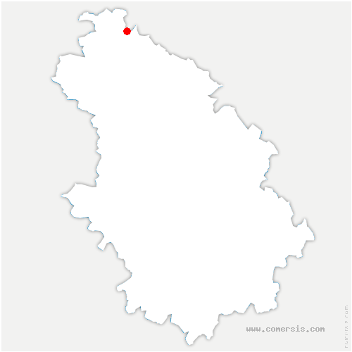 carte de localisation de Roches-sur-Marne