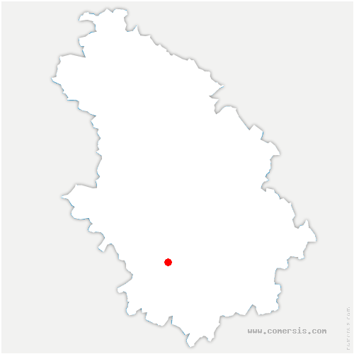 carte de localisation de Rochetaillée