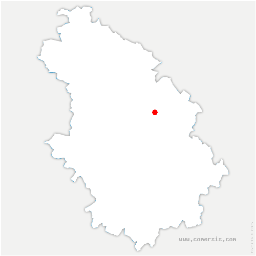 carte de localisation de Rouilly-Sacey