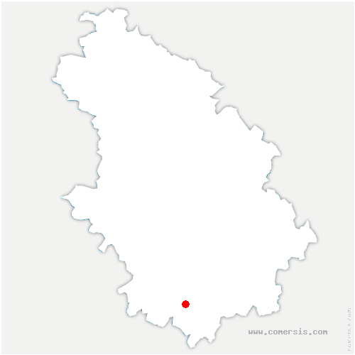 carte de localisation de Saint-Broingt-les-Fosses