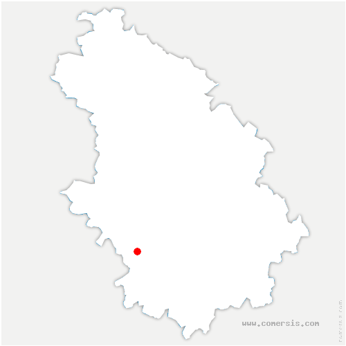 carte de localisation de Saint-Loup-sur-Aujon