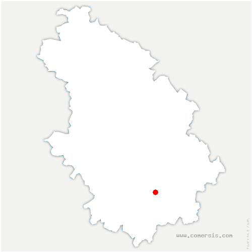 carte de localisation de Saint-Vallier-sur-Marne