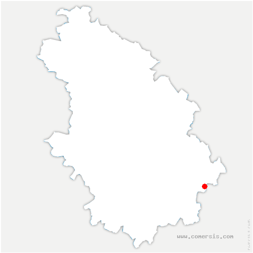 carte de localisation de Velles