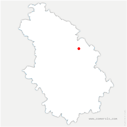carte de localisation de Vesaignes-sous-Lafauche