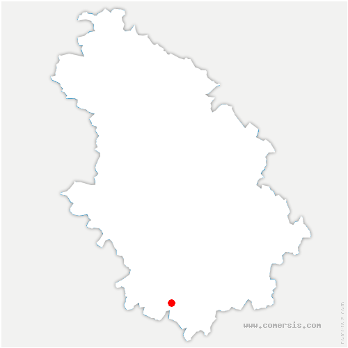carte de localisation de Vesvres-sous-Chalancey