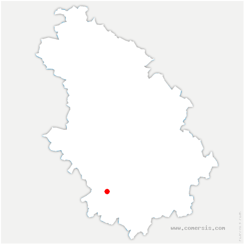 carte de localisation de Vitry-en-Montagne