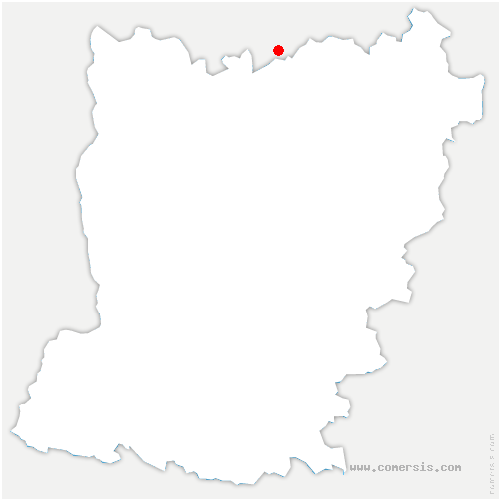 carte de localisation d'Aillières-Beauvoir