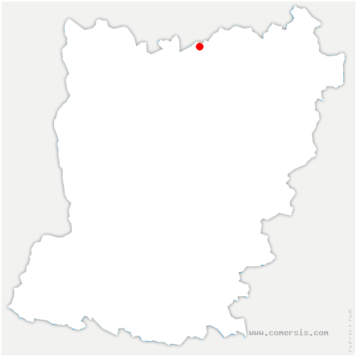 carte de localisation de Ambrières-les-Vallées
