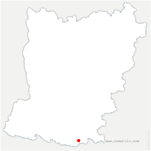 carte de localisation d'Argenton-Notre-Dame