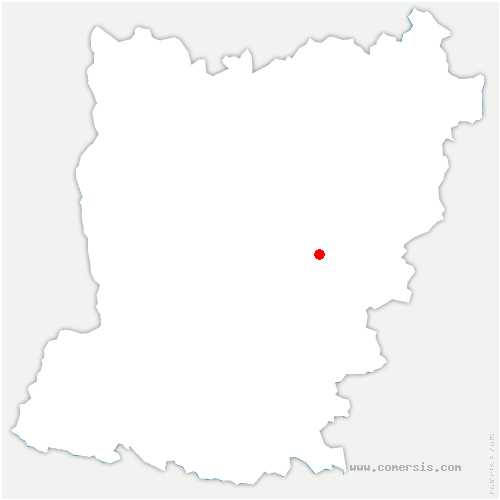 carte de localisation d'Aunay-les-Bois