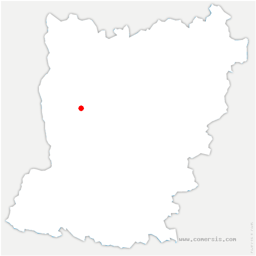 carte de localisation de la Baconnière