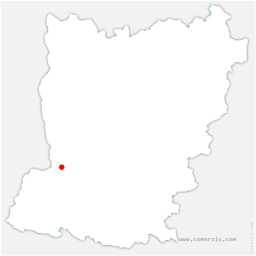 carte de localisation de Beaulieu-sur-Oudon