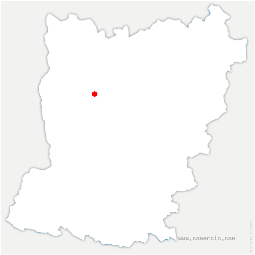 carte de localisation de la Bigottière