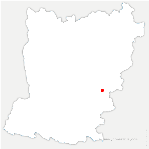 carte de localisation de Blandouet-Saint Jean