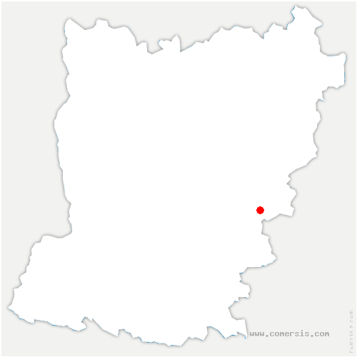 carte de localisation de Blandouet
