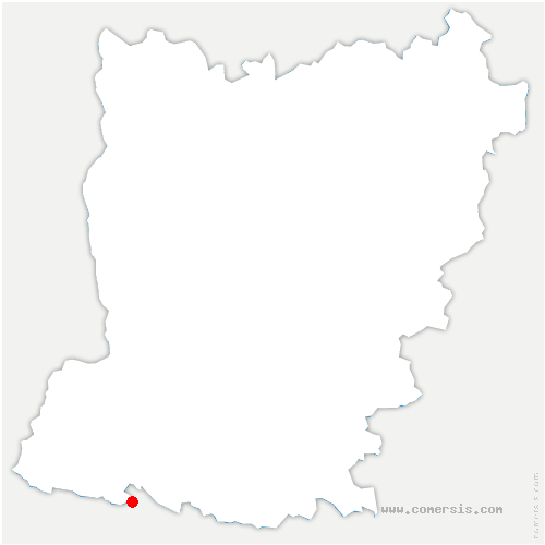 carte de localisation de Boissière