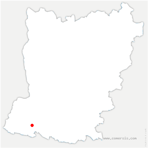 carte de localisation de Bouchamps-lès-Craon