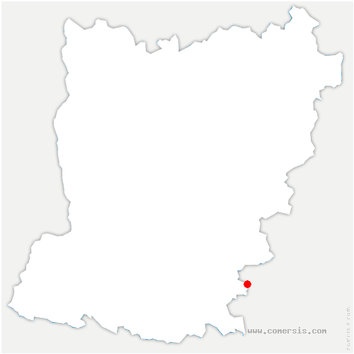 carte de localisation de Bouessay