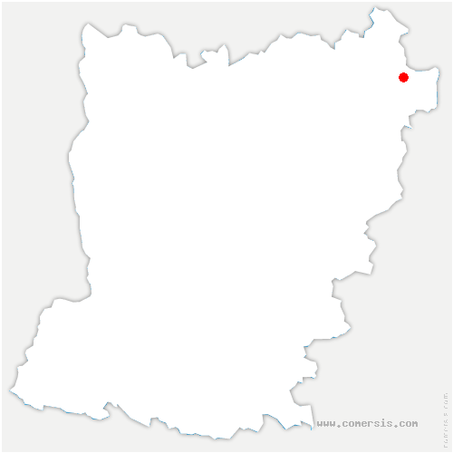 carte de localisation de Boulay-les-Ifs