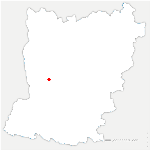 carte de localisation de Brains-sur-Gée