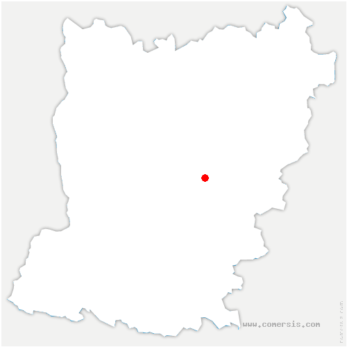 carte de localisation de Brée